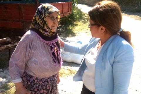 CHP’li Karaca yangın bölgesinde