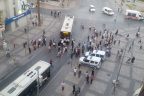 Çınar Meydanı’nda kaza. Belediye otobüsü yayaya çarptı