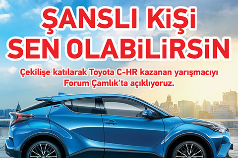 Forum Çamlık’ın otomobil talihlisi belirleniyor