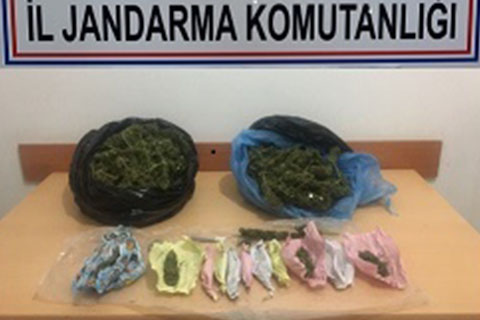 Jandarmadan büyük uyuşturucu operasyonu