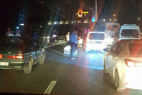 Yine motosiklet kazası