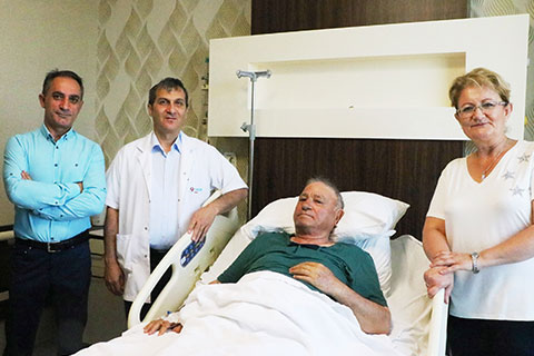 Başkan’ın eşi Tekden’de şifa buldu