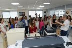 Tekstil Yenilik ve Tasarım Merkezi kursiyerleri, Menderes Tekstil’de uygulamalı eğitim aldı
