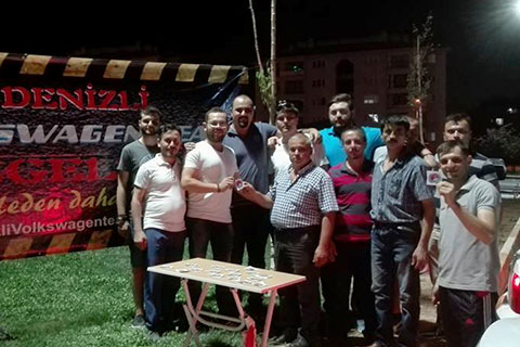 Denizli Trafik ve Yol Yardımlaşma Gurubu ile Volkswagen Team Platformu bir araya geldi