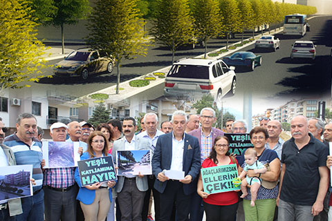 Ulus Caddesi’ndeki düzenleme belediye ile CHP’yi karşı karşıya getirdi