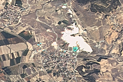 Türk Uydusu Rasat Denizli’yi böyle görüntüledi