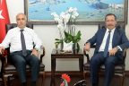 PAÜ ve turizmcilerden Vali Karahan’a ziyaret