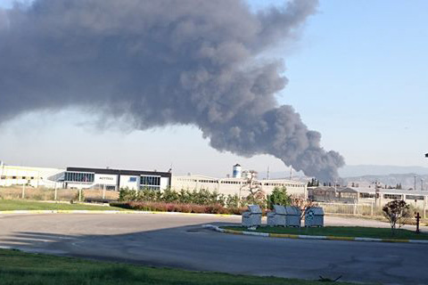 OSB’de korkutan yangın