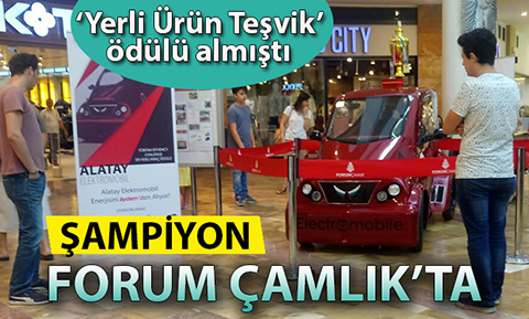 PAÜ’nün ödüllü aracı görücüye çıktı