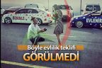 Genç aşık öyle bir organizasyon yaptı ki…