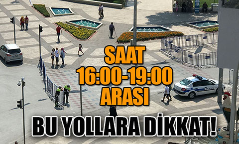 Cumhurbaşkanı Erdoğan’ın geçiş güzergahında bu saatlere dikkat!