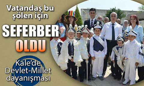 Kale’de sünnet şöleni
