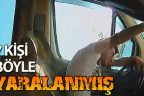 Otomobille çarpışıp devrilen minibüsteki kamera kaza anını saniye saniye kaydetti