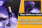 Yardımına itfaiye yetişti