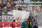 Güzelpınar’daki taş ocağı için zirve yapıldı, kaygılar dile getirildi