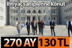İhtiyaç sahibi vatandaşlar için yapılan konutlarda sona yaklaşıldı