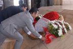 Bakan Nihat Zeybekci’yi ziyaret etmeden önce Ata’yı ziyaret ettiler