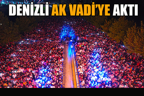 Ak Vadi Festivali ilk gününde onbinleri ağırladı
