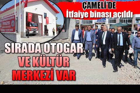 Çameli’de yatırımlar hız kazandı