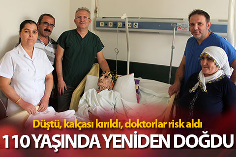 110 yaşındaki Ümmühan Tok yeniden doğdu