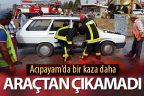 Acıpayam’da meydana gelen kazada genç kızı itfaiye ekipleri kurtardı