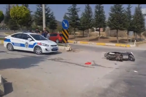 Acıpayam Sanayi Kavşağı’nda bir kaza daha