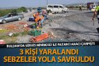 Buldan’da hastane servisi ile pazarcı minibüsü çarpıştı: 3 yaralı