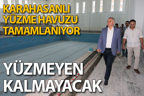 Karahasanlı Kapalı Yüzme Havuz’nda sona gelindi
