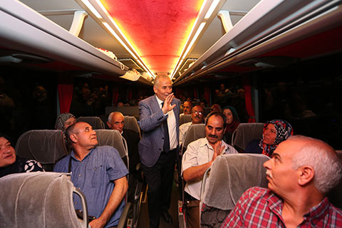 İkinci kafile Bursa ve Çanakkale’ye uğurlandı
