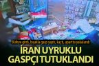 Bıçakla büfede gasp yaptığı öne sürülen İranlı tutuklandı