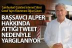Gazeteci Oğuz Güven hakim karşısında. Başsavcı Alper ile ilgili tweet atmıştı