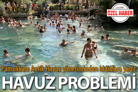 Pamukkale’de Antik Havuz problemi