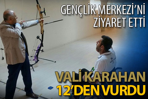 Vali Karahan Gençlik Merkezi’nde