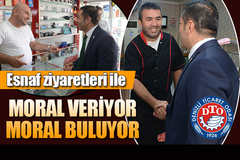 DTO Başkanı Erdoğan’ın esnaf ziyaretleri sürüyor