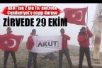 Bozdağ’ın zirvesinde Cumhuriyet’e saygı duruşu