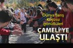 Barış Gönüllüleri Çameli’den geçti