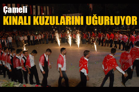 Çameli, kınalı kuzularını uğurlayacak