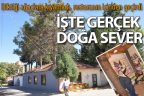 Diktiği ağaçlara kıyamadı, restoranın içinden geçirdi