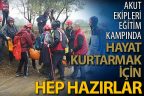 AKUT ekipleri 2 günlük eğitim kampını tamamladı