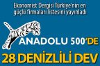 Anadolu 500 listesinde 29 Denizlili dev