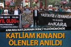 Ankara katliamının ikinci yılında kaybedilen canlar anıldı