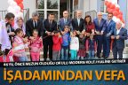 46 yıl önce mezun olduğu okulu kolej haline getirdi