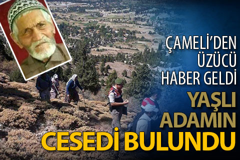 12 gündür aranan yaşlı adamın cesedi bulundu
