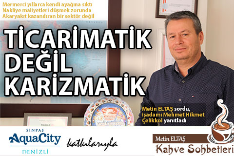 İş dünyası ile kahve sohbetlerinin konuğu Mehmet Hikmet Çelikkol
