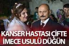 Kanser hastası çift için imece usulü düğün