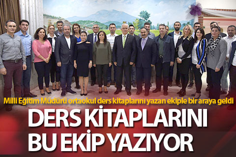 Ortaokul ders kitaplarını onlar yazıyor