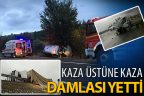 Yağmurun damlası yetti, kazalar birbiri ardına geldi