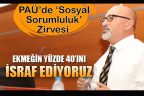 ‘Sosyal Sorumluluk’ Zirvesi’nde kaynakların bilinçsiz kullanımı anlatıldı