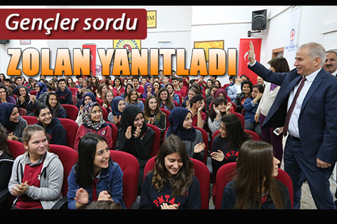 Başkan Zolan gençlerle buluşuyor