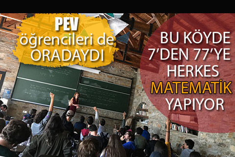 PEV öğrencileri ‘Nesin Matematik Köyü’ kampına katıldı